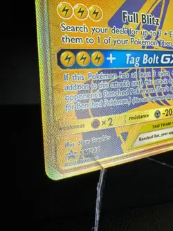 Pokemon TCG SM248 Pikachu & Zekrom GX Tag Team Black Star Promo Ultra Rare NM - Image 3