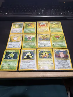 Pokemon Card Jungle Error No Symbol Lot Jolteon Snorlax Pidgeot Nm-Lp - Image 1