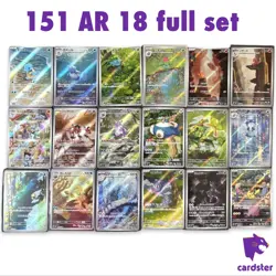 [AR] 18 Card SV2A FULL Complete Set 166-183/165 Pokemon 151 Japanese - Image 1