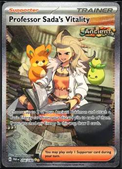Pokemon Card- Professor Sada's Vitality SV04: Paradox Rift #256/182 - Image 1