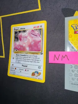 Pokemon Card Koga's Ditto Gym Challenge Unlimited Holo Rare 10/132 155 💎NM💎 - Image 3