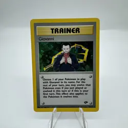 Giovanni - 18/132 - Pokemon Gym Challenge Unlimited Holo Rare Card WOTC LP - Image 1