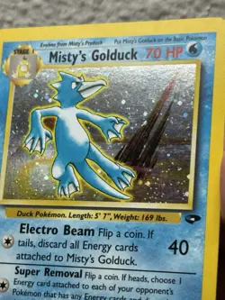 Pokemon Misty's Golduck 12/132 Gym Challenge MP - Image 2