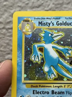 Pokemon Misty's Golduck 12/132 Gym Challenge MP - Image 3