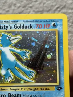 Pokemon Misty's Golduck 12/132 Gym Challenge MP - Image 4