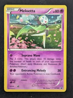 2013-2017 Pokemon XY Black Star Promos Meloetta #XY193 2f4 - Image 1