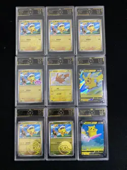 2025 Pokemon S-CHN CBB1C Pikachu Master Ball OCD 10 Charizard Lot*9# JL89 - Image 1