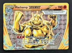 Pokemon Card - Machamp BREAK XY Evolutions 60/108 BREAK Rare Holo - LP - Image 1