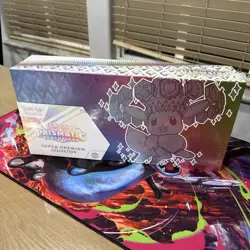 Pokemon TCG: Scarlet & Violet Prismatic Evolutions Super Premium, Worn Box - Image 1