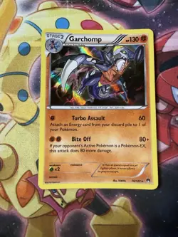 Pokemon TCG Garchomp 70/122 Holo XY BREAKpoint - Image 1