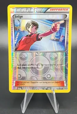 Judge 143/162 Reverse Rev Holo Uncommon XY BREAKthrough Pokemon Trainer Card - Image 1