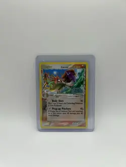 Pokemon TCG Kingler delta Species EX Crystal Guardians 22/100 Reverse Holo Stamp - Image 1