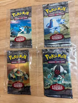 Pokemon EX Hidden Legends Booster Pack Art Set - Sealed - Image 1