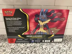 SEALED Pokemon TCG Mega Lucario ex Premium Figure Collection Box !SAME-DAY SHIP! - Image 2