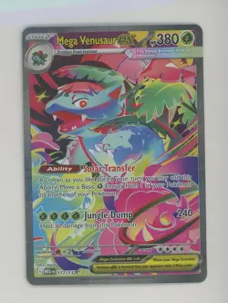 2025 Pokemon Mega Evolution Special Illustration Rare #177/132 Mega Venusaur ex - Image 1