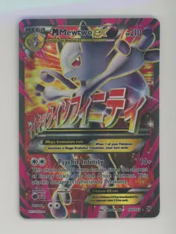 2015 Pokemon XY Breakthrough Full Art Ultra Rare #160/162 M Mewtwo EX - Image 1