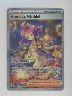 2025 Pokemon Mega Evolution Special Illustration Rare Acerola's Mischief - Image 1