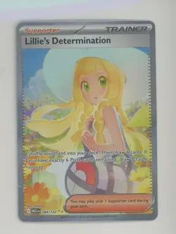 2025 Pokemon Mega Evolution Special Illustration Rare Lillie's Determination - Image 1