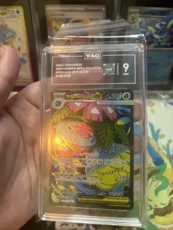 Pokemon Mega Venusaur EX #155 Ultra Rare, Mega Evolution Base Set TAG 9 Mint - Image 2