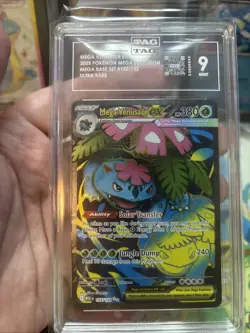 Pokemon Mega Venusaur EX #155 Ultra Rare, Mega Evolution Base Set TAG 9 Mint - Image 5