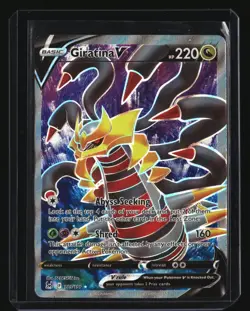 Pokemon GIRATINA V 185/196 Full Art (Lost Origin) NM/Mint - Image 1
