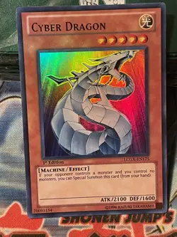 Yugioh Cyber Dragon LCGX-EN175 Ultra Rare 1st Edition NM - Image 1