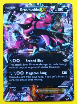 Krookodile EX XY25 NM Foil Promo Rare Pokemon Card - Image 1
