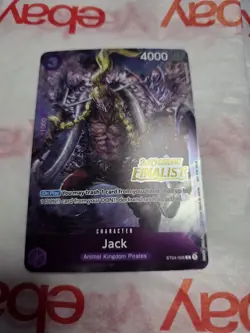 One Piece Card Game Jack ST04-008 2023 Online FINALIST Promo English NM-M - Image 4