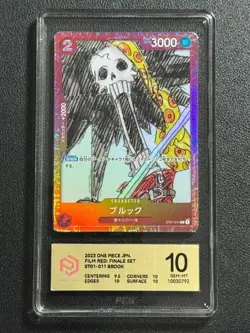 ONE PIECE PCG10 ST01-011 BROOK C 2023 JAPANESE - Image 1