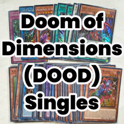 Doom of Dimensions Singles - Yugioh DOOD en -Super, Ultra, Secret Rare 1st ED NM - Image 1