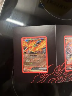 Team Rocket's Moltres ex Destined Rivals Stamp UPC Set Pokemon TCG 229/182 NM x3 - Image 2