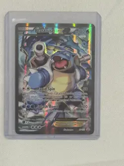 Pokemon TCG Blastoise EX XY122 Full Art Holo Black Star Promo Near Mint! - Image 1