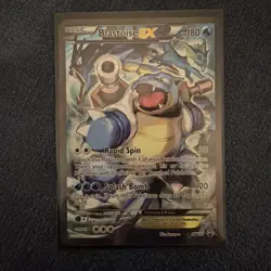 Pokemon TCG Blastoise EX XY122 Full Art Holo Black Star Promo Near Mint! - Image 1