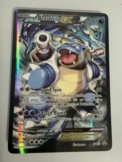 Blastoise EX XY122 - XY Black Star Promo - Pokemon TCG - Near Mint Condition - Image 1