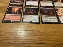 Red MTG Cards Lot Rare Uncommon Land Foil+ Commons Magic The Gathering Cards - Image 2