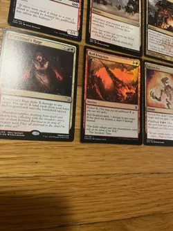 Red MTG Cards Lot Rare Uncommon Land Foil+ Commons Magic The Gathering Cards - Image 3