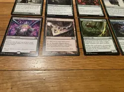 Green MTG Cards Lot Rare Uncommon Land + Commons Magic The Gathering Cards - Image 2