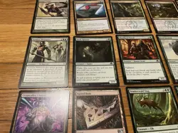 Green MTG Cards Lot Rare Uncommon Land + Commons Magic The Gathering Cards - Image 3