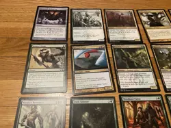 Green MTG Cards Lot Rare Uncommon Land + Commons Magic The Gathering Cards - Image 4