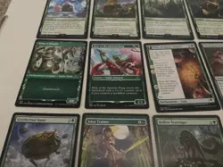 Green MTG Cards Lot Foil, Rare, Land, And More Magic The Gathering Cards - Image 5
