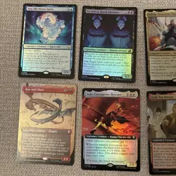 33 Lot MTG AVATAR - 9 RARE FOILS, 24 Foil U Cards Legendary Creatures Magic NM - Image 2