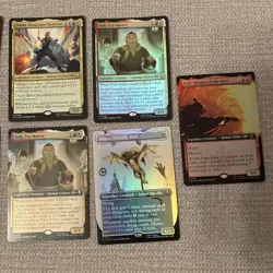 33 Lot MTG AVATAR - 9 RARE FOILS, 24 Foil U Cards Legendary Creatures Magic NM - Image 3
