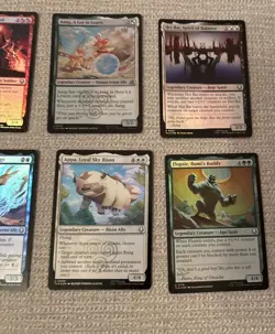 33 Lot MTG AVATAR - 9 RARE FOILS, 24 Foil U Cards Legendary Creatures Magic NM - Image 5
