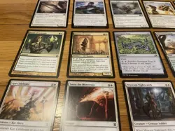 White MTG Cards Lot Foil, Rare, Land, And More Magic The Gathering Cards - Image 5