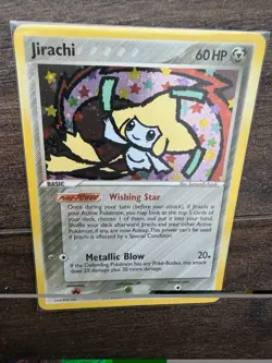 Pokemon TCG: 2005 EX Deoxys Jirachi 9/107 Holo Rare LP - Image 2