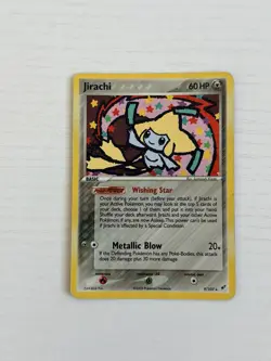 Pokemon TCG Jirachi EX Deoxys Holo Card 9/107 Rare - Image 1