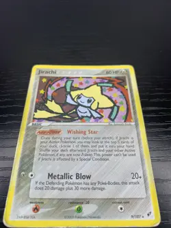 Pokemon TCG Jirachi Holo Rare Card 9/107 2005 EX Deoxys - Image 2