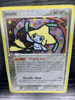 Pokemon TCG Jirachi Holo Rare Card 9/107 2005 EX Deoxys - Image 3