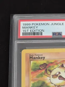 1999 Pokemon Jungle Mankey #55/64 1st Edition PSA 9 MINT WOTC Vintage TCG - Image 5