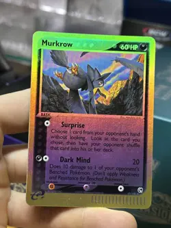Murkrow 47/100 EX Sandstorm 2003 Reverse Holo e-Series Pokemon Card TCG - Image 3